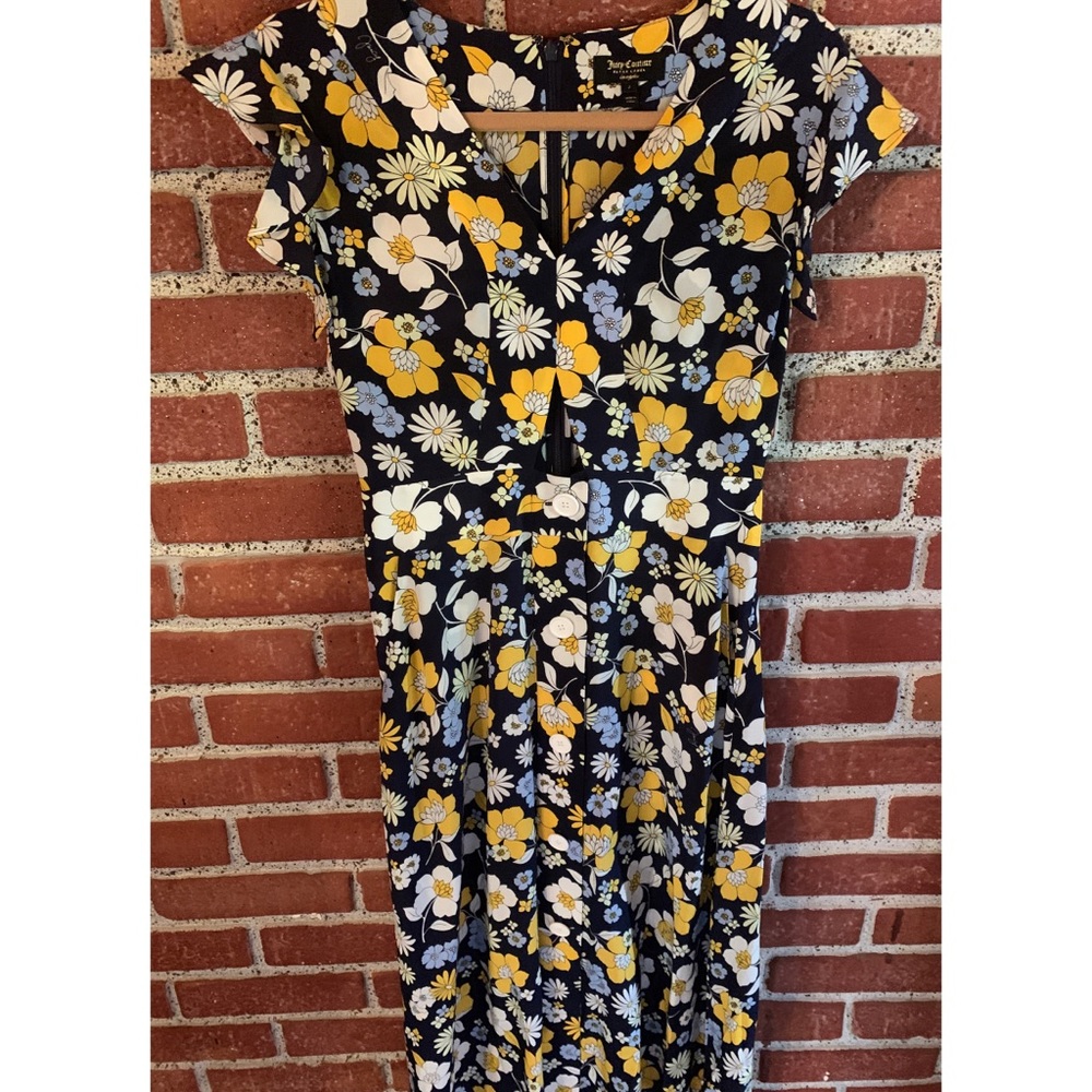 Juicy Couture Black Label Silk Floral Dress